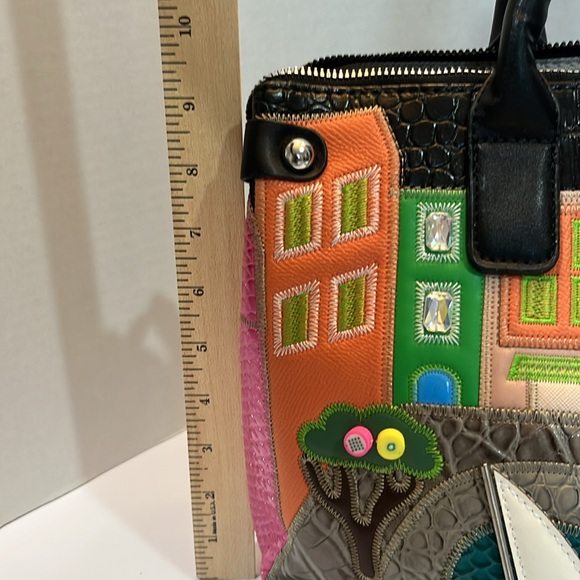 Colorful Portofino Women's Bag NWOT multi color quilted pattern - Picture 8 of 13